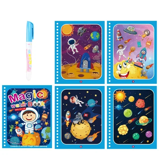 Livre de coloriage à l’eau 